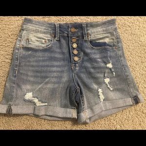 Women’s high waisted jean shorts size 5